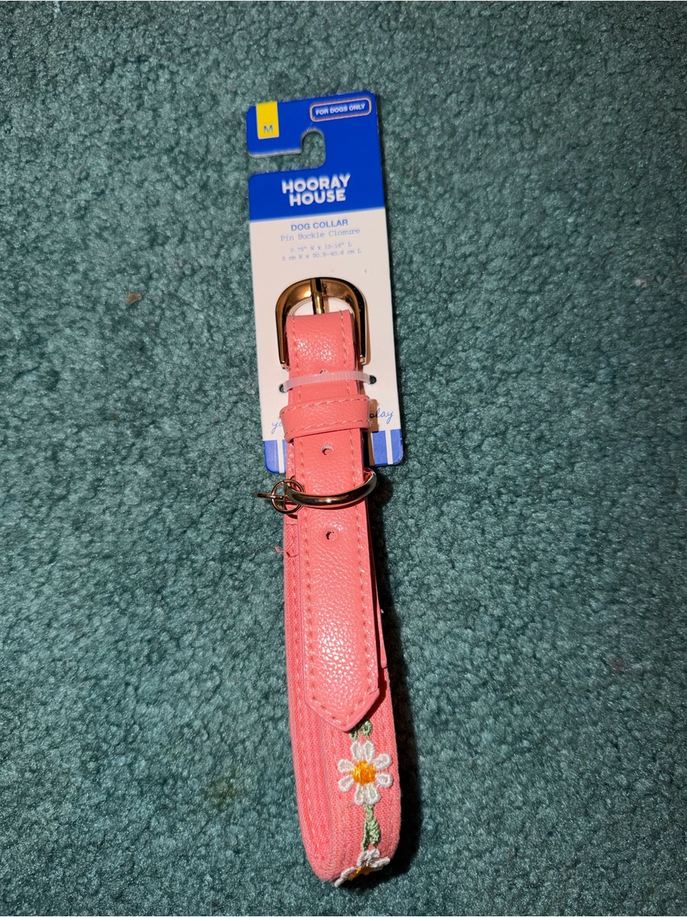 Hooray House Coral Dog Collar!